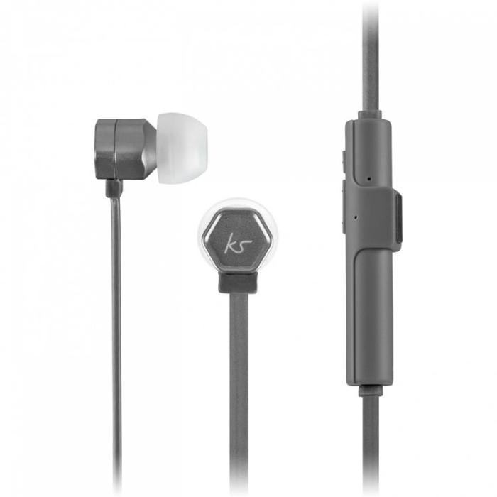 Kitsound - KITSOUND Hörlurar Hive Gunmetal In-Ear Trådlös Mic - Grå