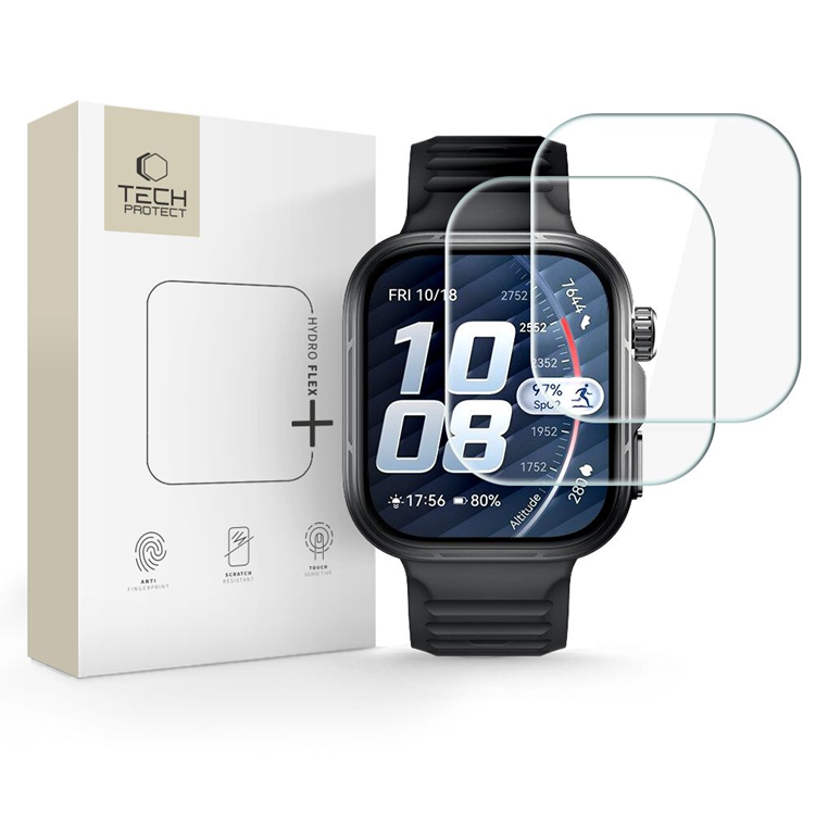 [2-Pack] Tech-Protect Skärmskydd Huawei Watch Fit 5 Pro Hydro Flex | 5468 | AlltMobil
