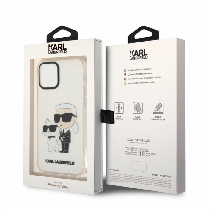 KARL LAGERFELD - Karl Lagerfeld iPhone 12/12 Pro Mobilskal Choupette