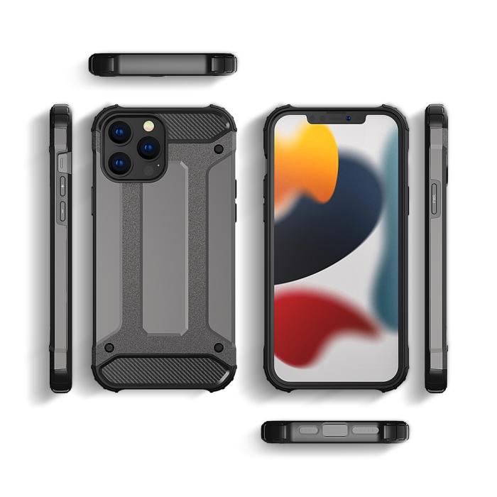 OEM - Hybrid Armor Tough Rugged Skal iPhone 13 Pro - Svart