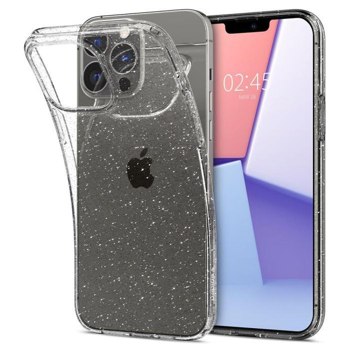 Spigen - Spigen Liquid Crystal Skal iPhone 13 Pro - Glitter Crystal