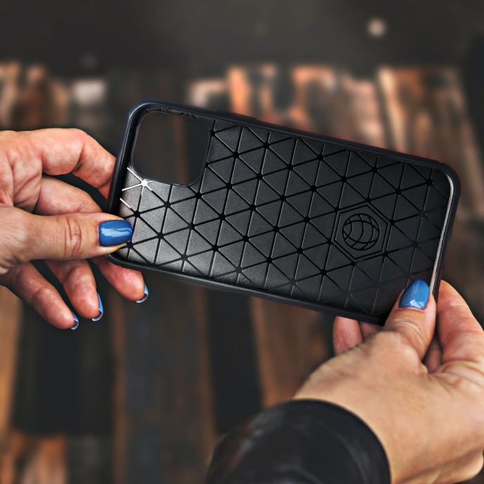 OEM - CARBON skal till Samsung Galaxy S9 PLUS Svart