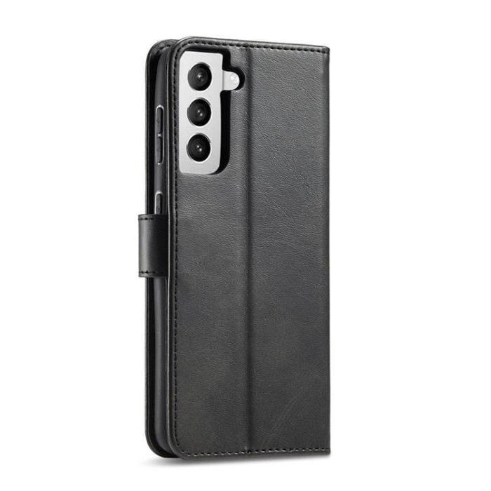Ruhtel - Magnet Elegant Flip Fodral Galaxy S22 Plus - Svart