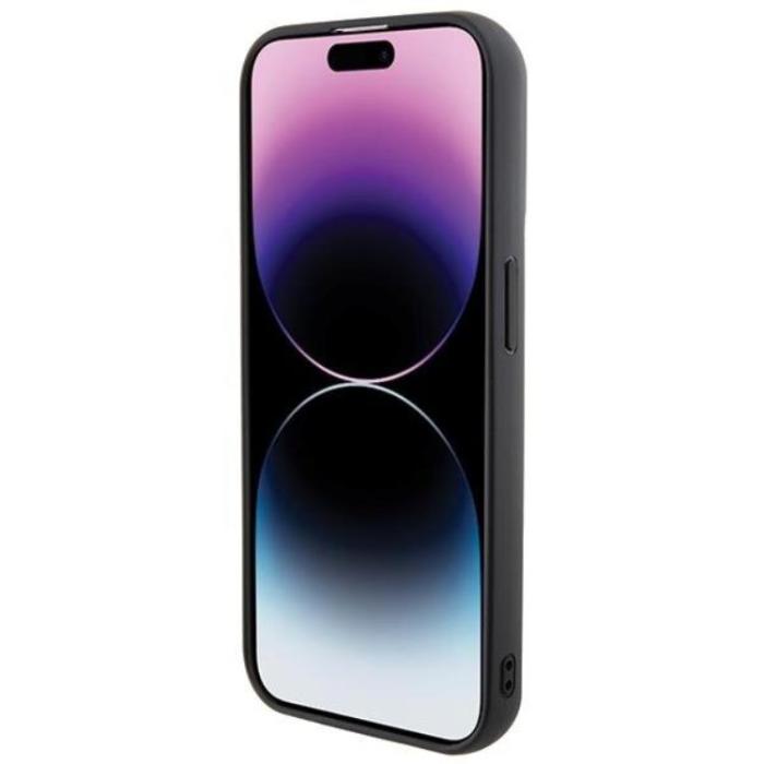 KARL LAGERFELD - KARL LAGERFELD iPhone 14 Pro Mobilskal Gripstand Saffiano Pins