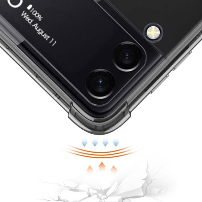 GKK - GKK Galaxy Z Flip 4 Skal Ringhållare med Stylus Penna - Lila