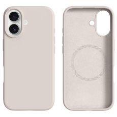A-One Brand - iPhone 17 Mobilskal MagSafe Liquid Silikon+PC - Antikvit