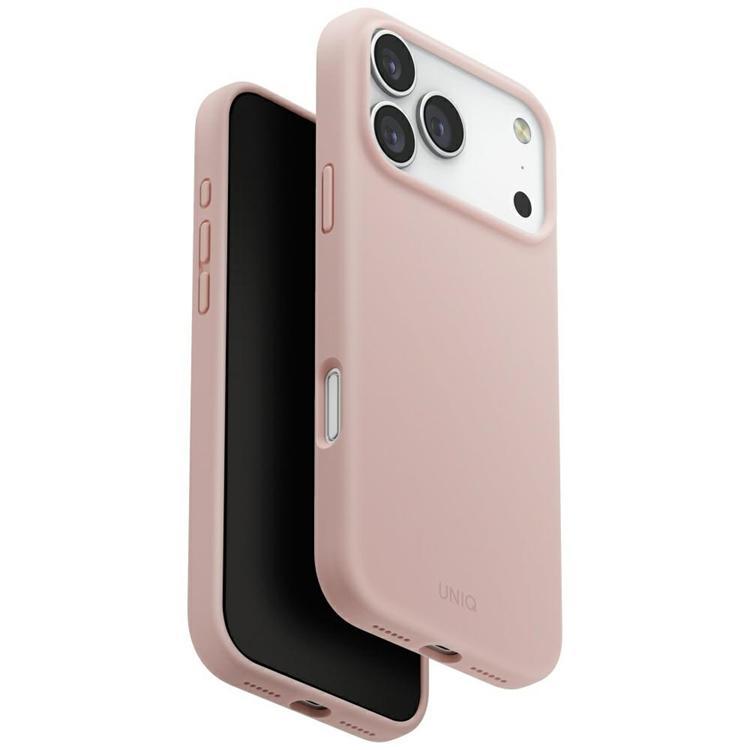 UNIQ iPhone 17 Pro Max Mobilskal MagSafe Lino - Rosa | 2353 | AlltMobil