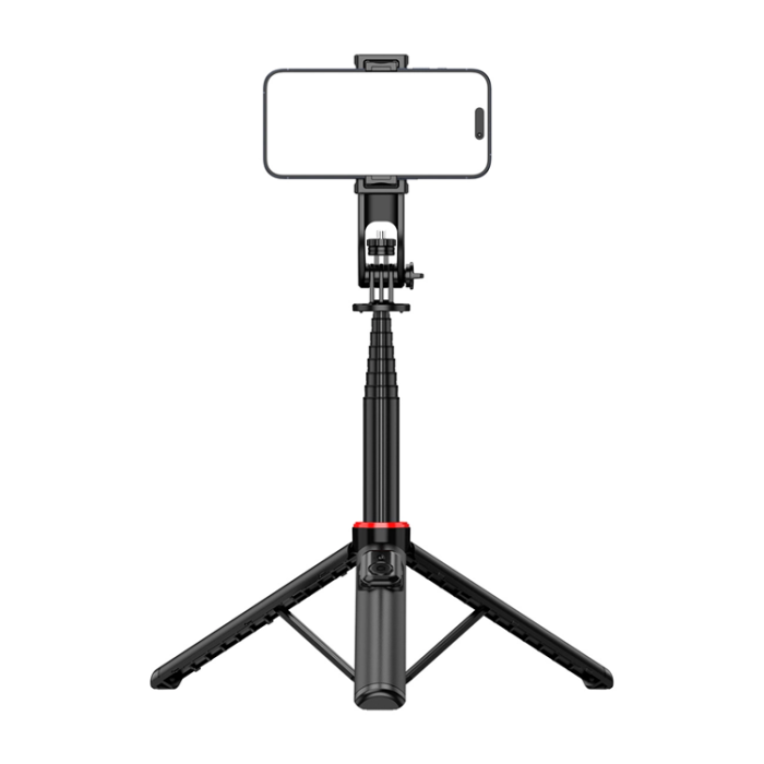 OEM - Selfiestick Teleskopstativ 1.3m Auminiumlegering Med Mobilhållare