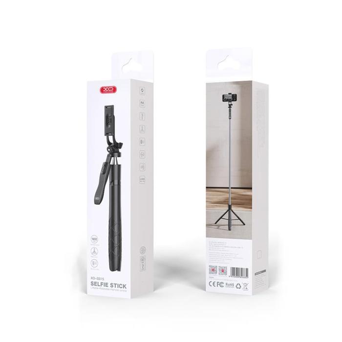 XO - XO Selfie Stick Tripod Bluetooth 180cm SS15 - Svart