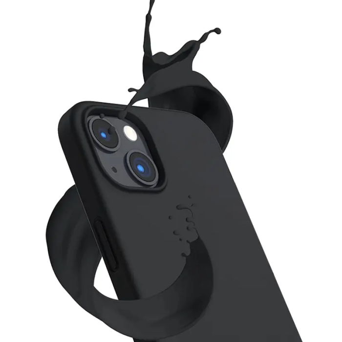 SiGN - SiGN iPhone 14 Plus Skal Liquid Silicone - Svart