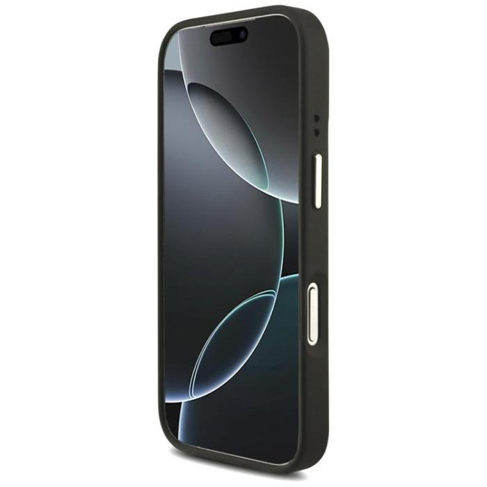 Guess - Guess iPhone 17 Pro Mobilskal 4G Big Classic Logo Big Strap Metal - Svart