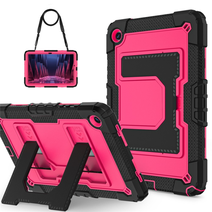 A-One Brand - Galaxy Tab A9 Plus Skal Kickstand Med Rem Anti Drop