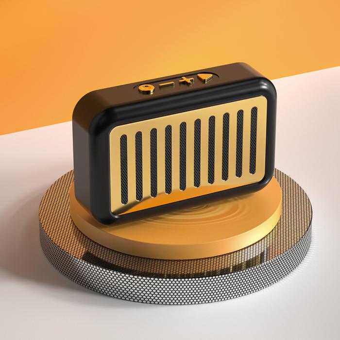 UTGATT5 - Dudao Y13s Retro Bärbar Trådlös Bluetooth 5.0 Högtalare - Svart