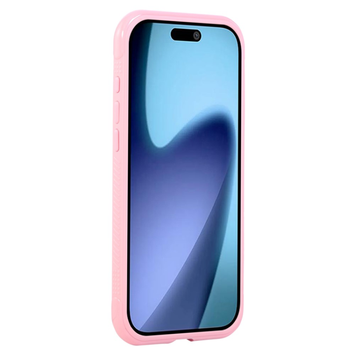 A-One Brand - iPhone 17 Pro Max Mobilskal MagSafe TPU+PC Transparent - Rosa
