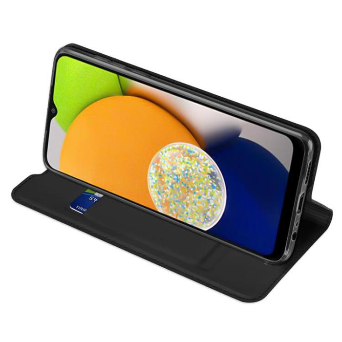 Dux Ducis - Dux Ducis Galaxy A03 Plånboksfodral Skin Series Hölster - Svart