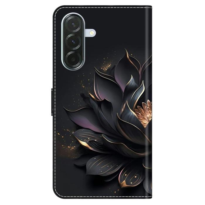 OEM - Samsung Galaxy A57 Plånboksfodral Konstläder Magnetisk Stängning - Lila