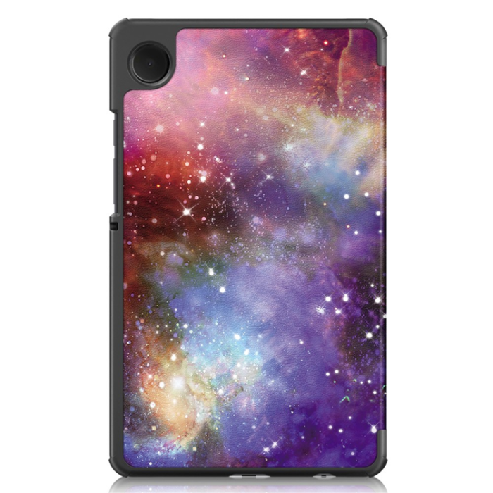 A-One Brand - Galaxy Tab A9 Fodral Pattern Printing Tri-fold Konstläder