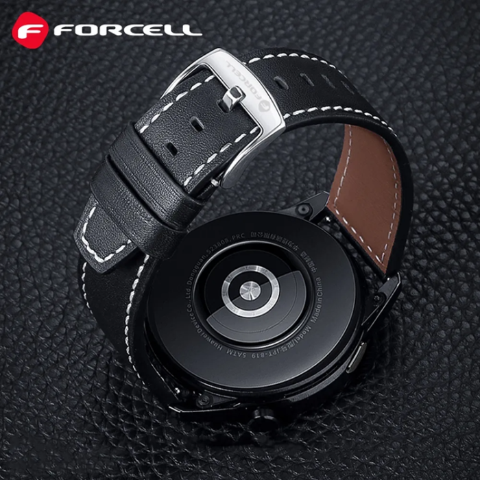 Forcell - Forcell Galaxy Watch 20mm Armband FS21 - Svart