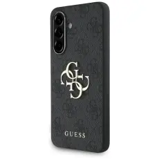 Guess - Guess Galaxy A56 Mobilskal Big 4G Logo Classic Logo - Svart