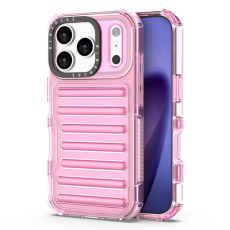 A-One Brand - iPhone 17 Pro Max Mobilskal Stripe Design Detachable - Ljusrosa