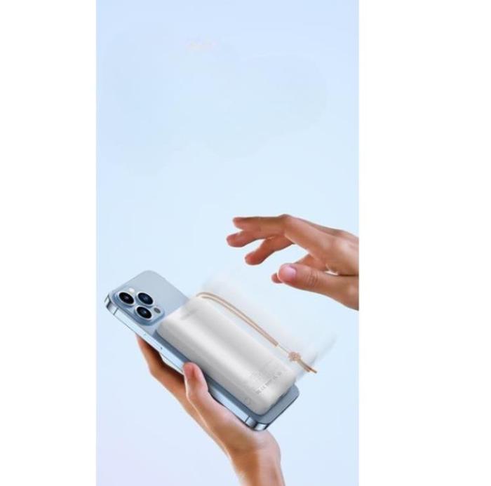 UTGATT1 - Dux Ducis Magsafe Magnetic Trådlös Powerbank 5000 mAh - Vit