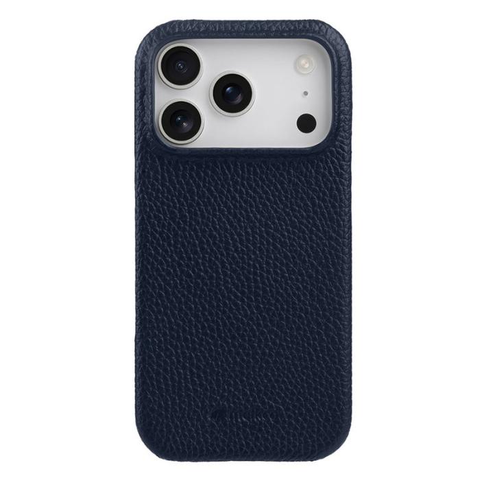 Melkco - MELKCO Mobilskal till iPhone 17 Pro Max Äkta Läder PC Blå