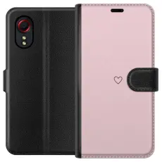 Gustaf - Pl&aring;nboksfodral till Samsung Galaxy Xcover 5 med Litet Hj&auml;rta