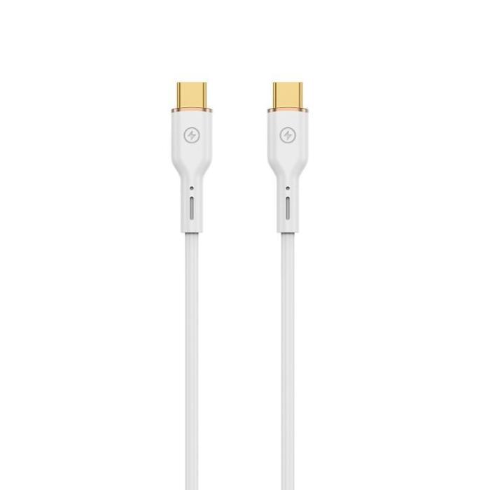 WIWU - WIWU USB-C Till USB-C 100W Kabel 1.2m YQ02 - Vit
