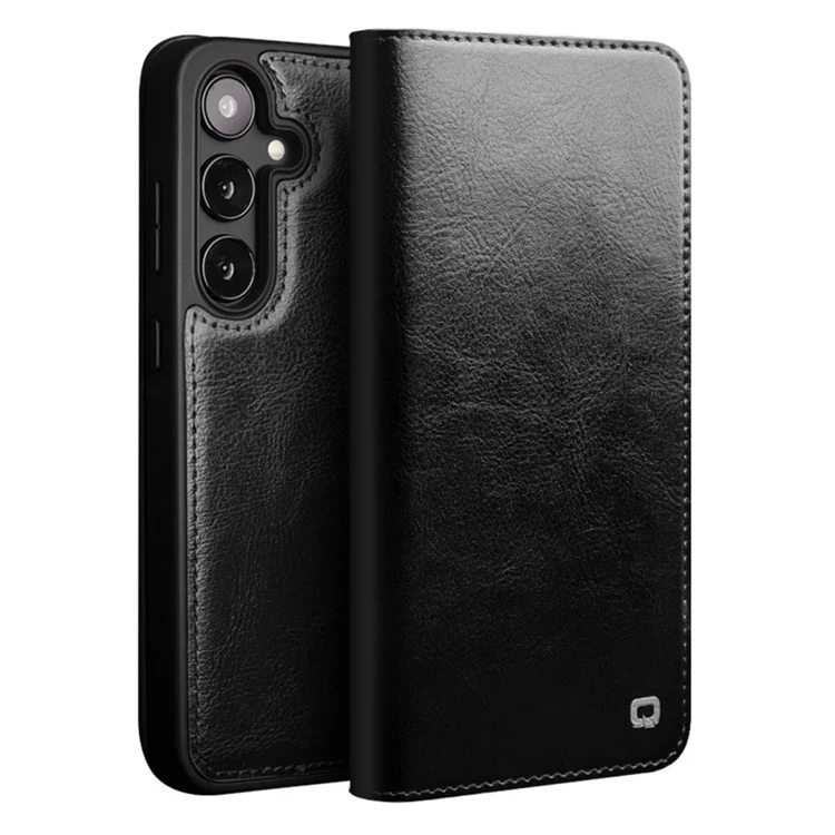 QIALINO Galaxy S25 Plus Plånboksfodral Äkta Läder Flip | 2353 | AlltMobil