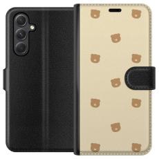 iSecrets - Pl&aring;nboksfodral till Samsung Galaxy A25 med Bj&ouml;rnm&ouml;nster