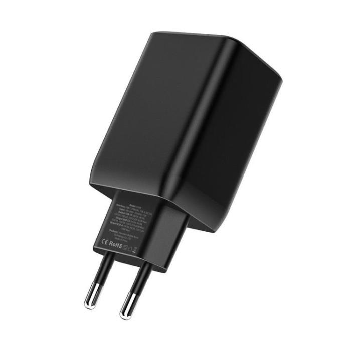 Tech-Protect - Tech-Protect 3-Port Väggladdare 65W - Svart