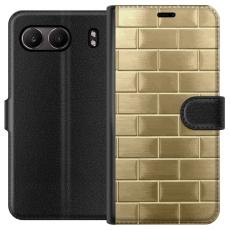 iSecrets - Pl&aring;nboksfodral till OnePlus Nord 4 med Gyllene Murstenar