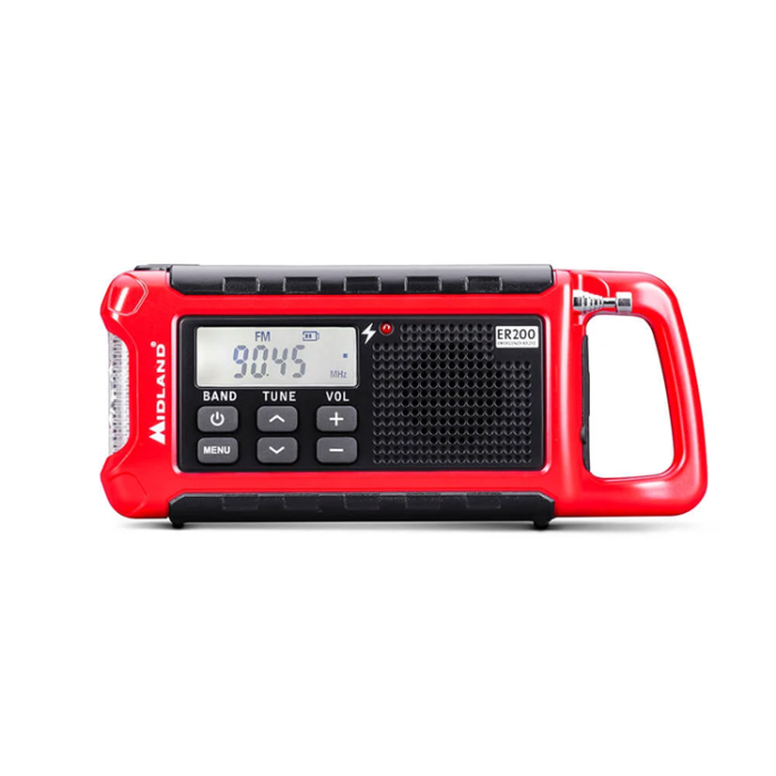 MIDLAND - Midland Nödradio ER200 - Röd/Svart