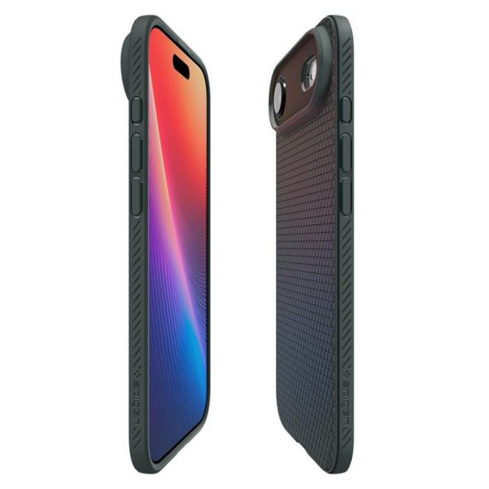 Spigen - Spigen iPhone Air Mobilskal Liquid Air - Abyss Grön