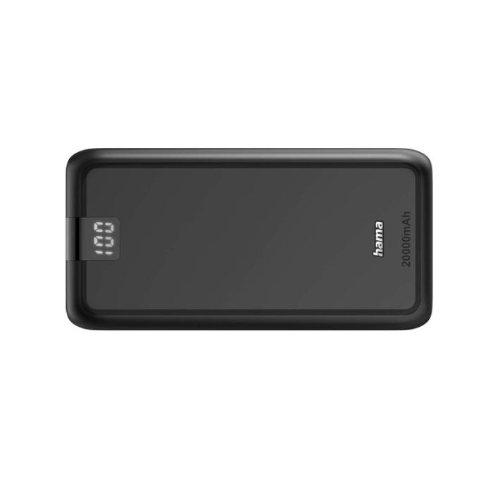 Hama - HAMA Powerbank 20000mAh 2xUSB-A+1xUSB-C Antracit