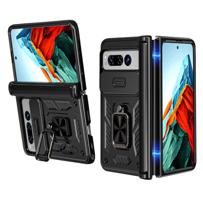 OEM - Google Pixel Fold Mobilskal Kickstand Magnetic - Svart