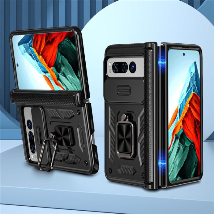 OEM - Google Pixel Fold Mobilskal Kickstand Magnetic - Svart