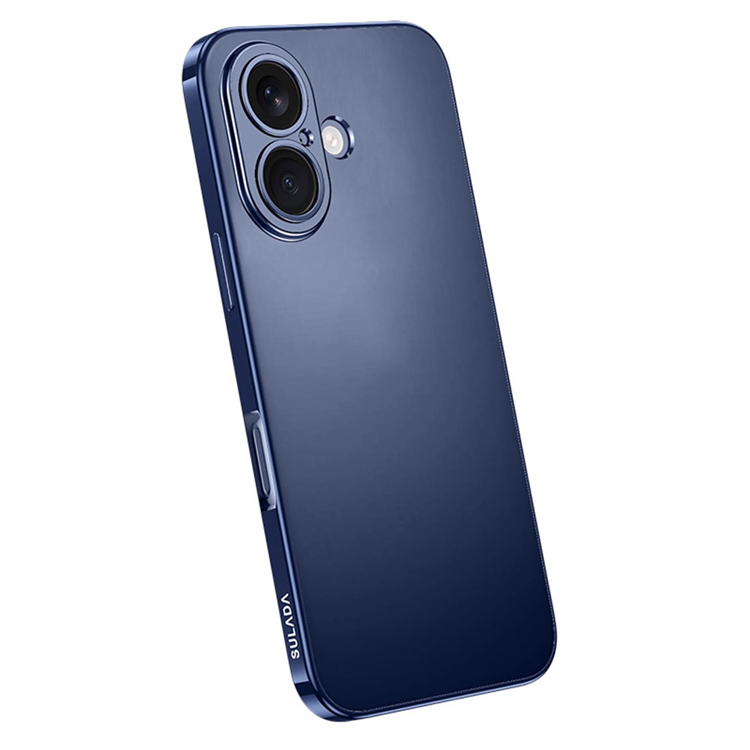 SULADA iPhone 17 Mobilskal Electroplating Nature Matte - Blå | 2353 | AlltMobil