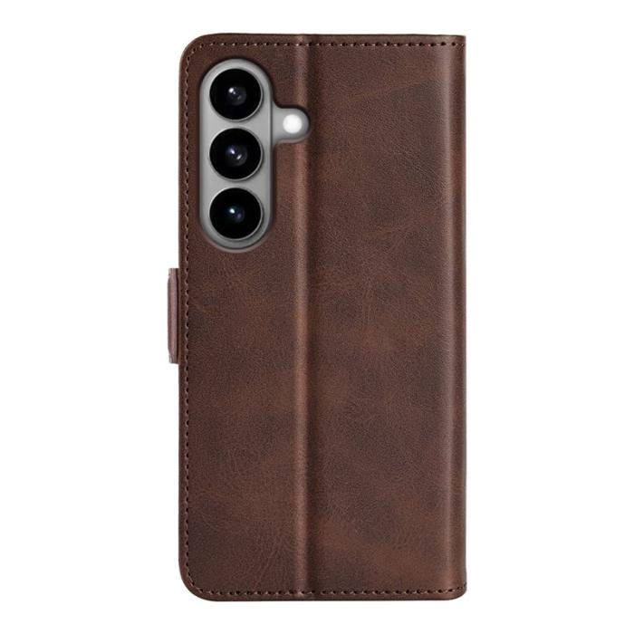 OEM - Plånboksfodral för Samsung Galaxy S26 Konstläder - Brun