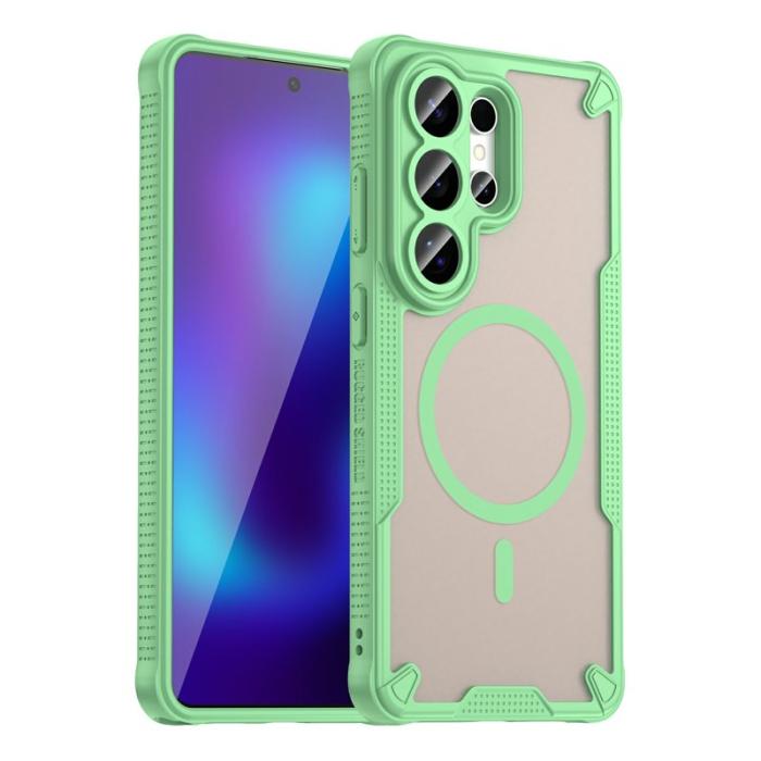 OEM - Mobilskal för Samsung Galaxy S26 Ultra Magnetiskt TPU + PC - Grön