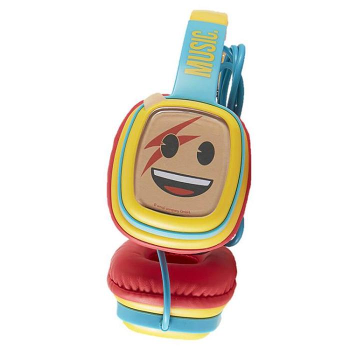 EMOJI - EMOJI Hörlurar Flip'N'Switch Junior On-Ear Trådad 80dB - Blå