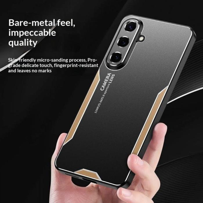 OEM - Mobilskal för Samsung Galaxy S26 Aluminiumlegering TPU PC - Silver