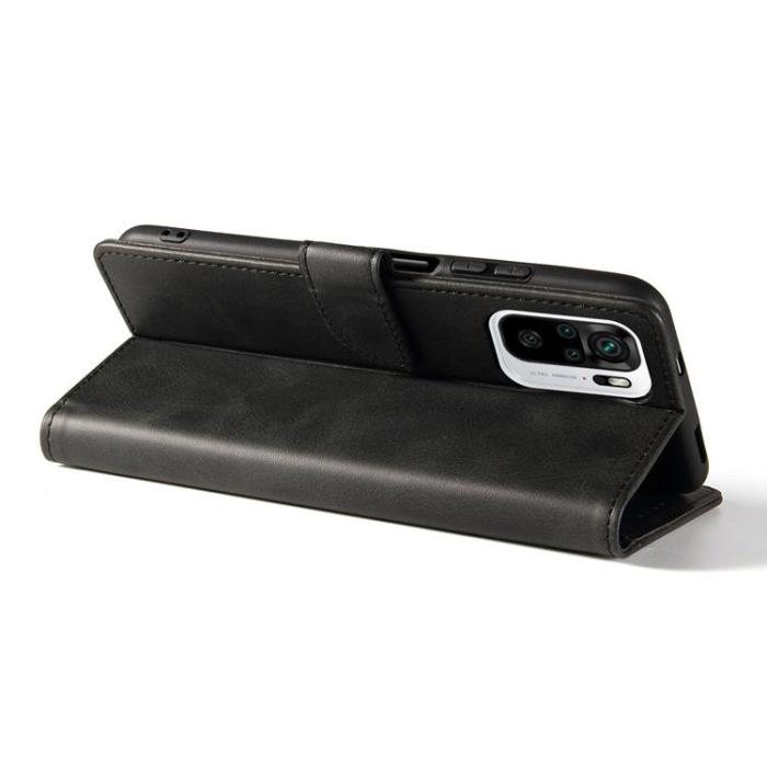 UTGATT1 - Magnet Elegant Kickstand Fodral Xiaomi Redmi Note 10 5G / Poco M3 Pro - Svart