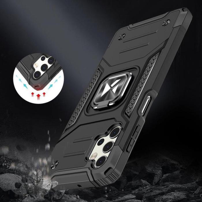 Wozinsky - Wozinsky Galaxy A13 5G Skal Ring Armor Hybrid - Blå