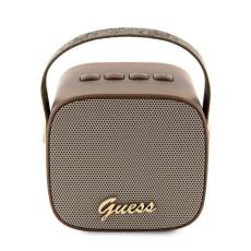 Guess - Guess Bluetooth Högtalare Mini Läder Script Logo - Brun