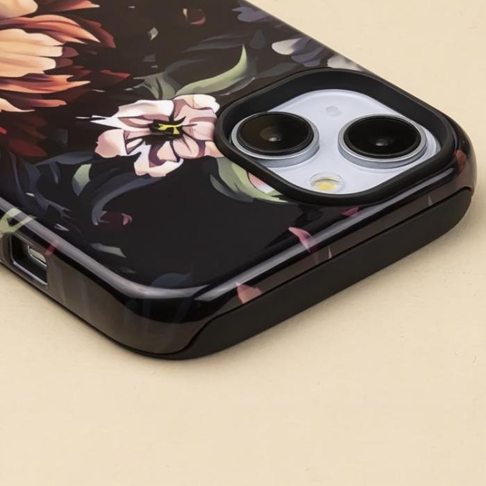 OEM - iPhone 15 Pro Mobilskal Decor - Peony