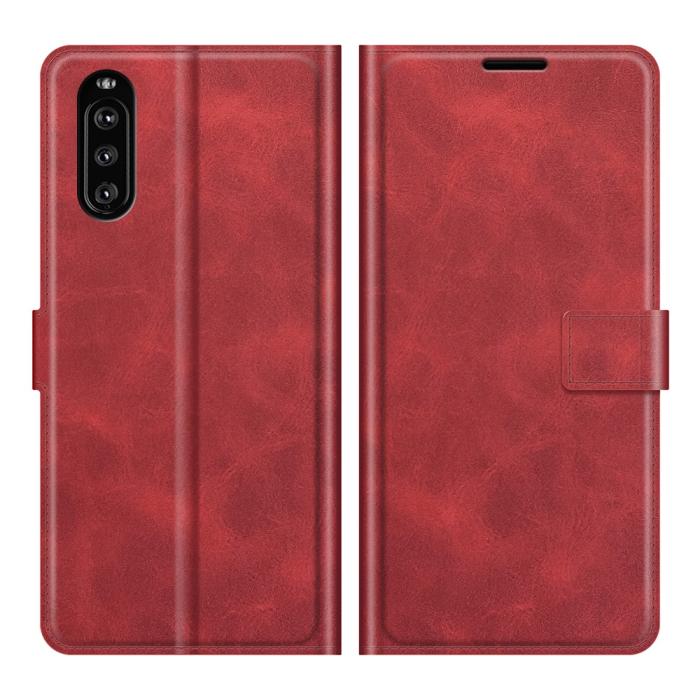 OEM - Flip Folio Plånboksfodral Sony Xperia 10 III - Röd