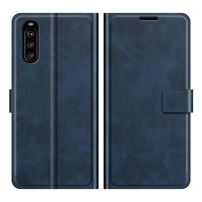 UTGATT5 - Flip Folio Plånboksfodral Sony Xperia 10 III - Blå