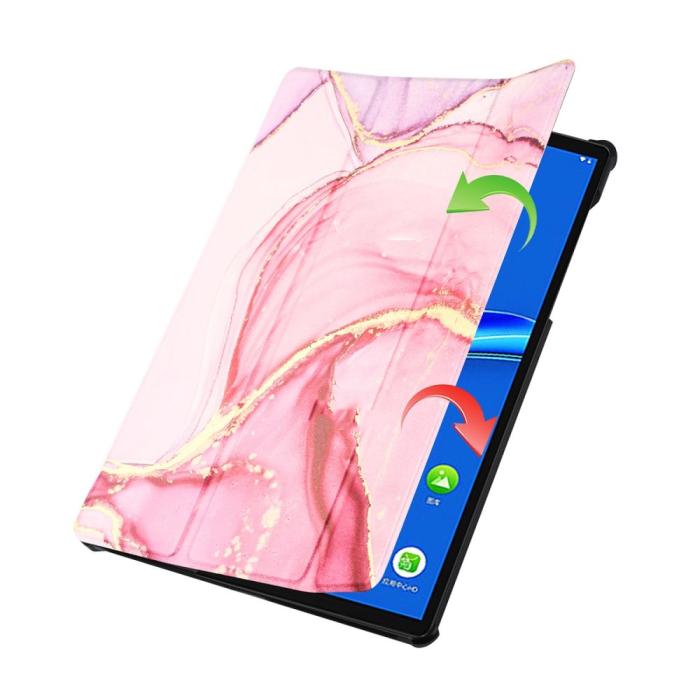 UTGATT1 - Lenovo Tab M10 Plus 10.3 Fodral Smart - Marble