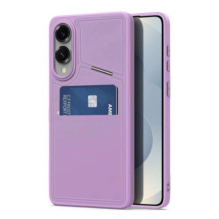 Dux Ducis - DUX DUCIS Rafi II Mobilskal till Samsung Galaxy S25 Edge med kortplats Lila Rosa